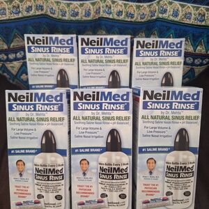 6 Boxes NeilMed Sinus Rinse Kit